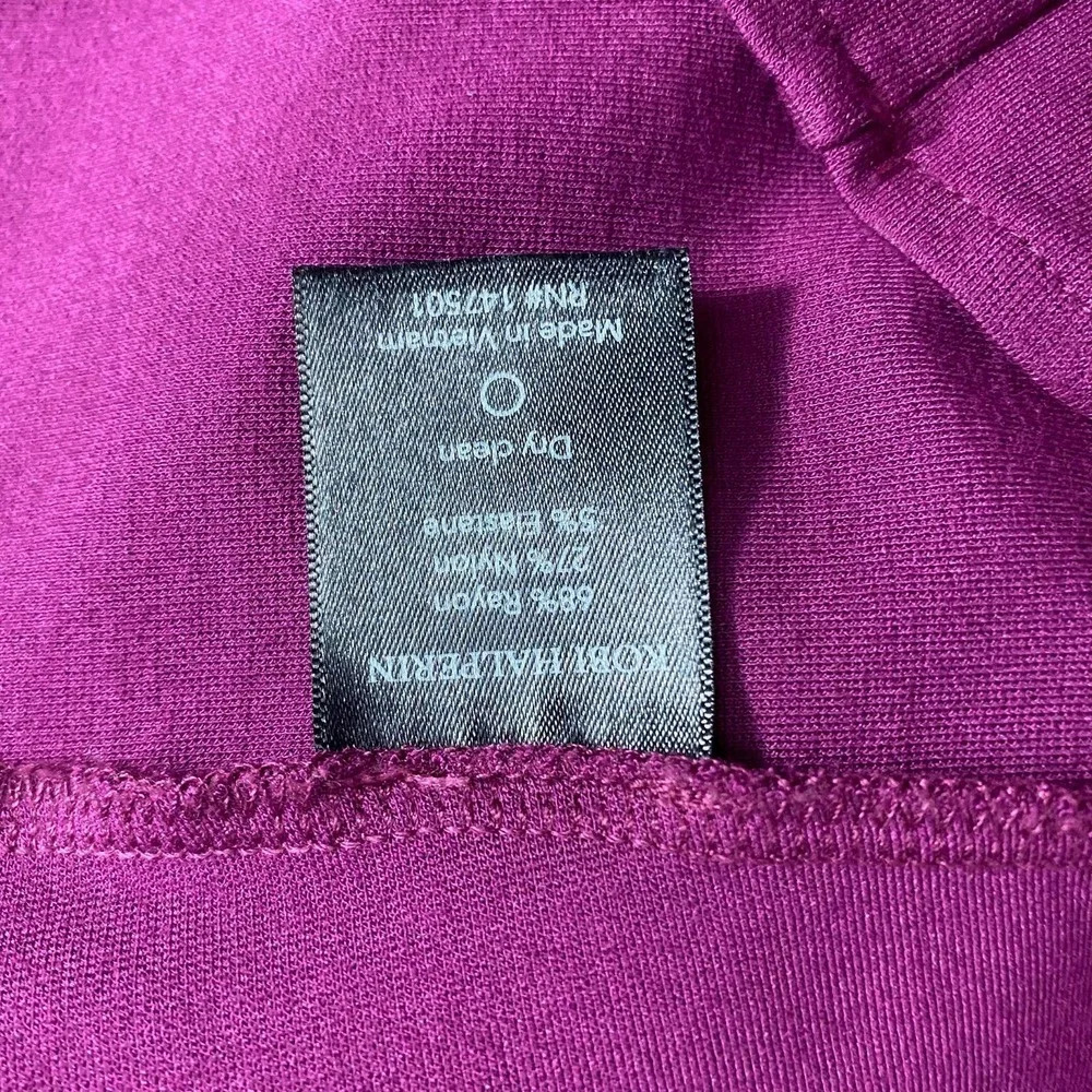 Kobi Halperin‎ Ruched Sheath Dress Purple Fuchsia - Picture 11 of 12
